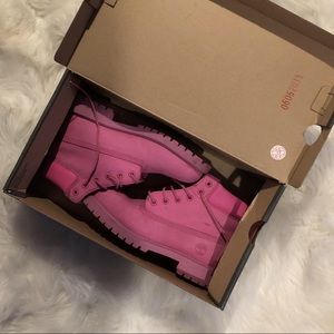 Pink timberlands